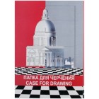 Папка для черчения,  210*297 мм, 180г/м2, 10 листов, Лилия Холдинг, А4  Рн/10