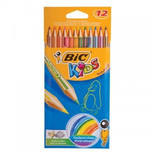 Карандаши 12 цветов Tropicolors Big (Conte) 832566