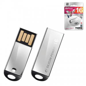 Флэш память USB 8GB SiliconPower 830 серебристая