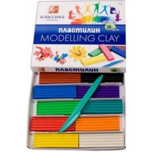 Пластилин "Классика" 10 цветов 