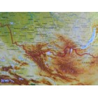 Карта физическая "Россия" (70*100) картон КН33 1:8,8млн