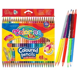 Карандаши 24 штуки Patio Colorino 2-х сторонние (48 цветов) 