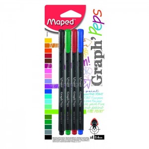 Комплект линеров Maped /из 4 штук/ 